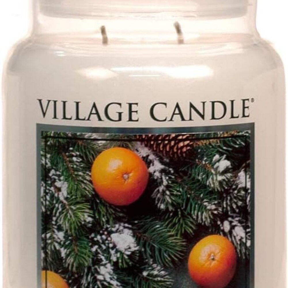 Winter Clementine Large Apothecary Jar, Scented Candle, 21.25 oz.